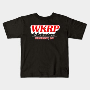 wkrp turkey drop radio Kids T-Shirt